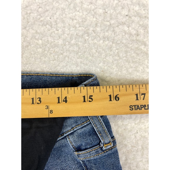 GAP Maternity Straight Leg Jeans Women's 28 Long Blue Stretch Denim - Picture 2 of 9